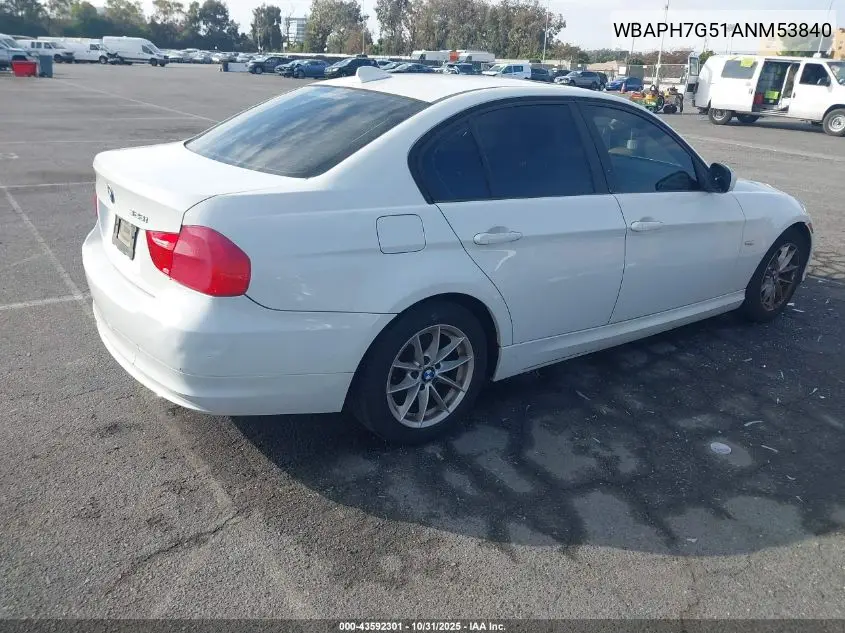 WBAPH7G51ANM53840 2010 BMW 328I
