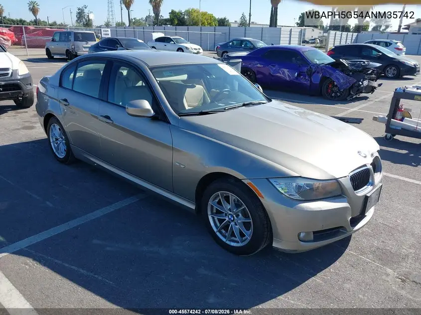 2010 BMW 328I VIN: WBAPH5G54ANM35742 Lot: 45574242