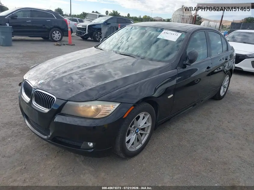 2010 BMW 328I VIN: WBAPH7G52ANM51465 Lot: 45673373