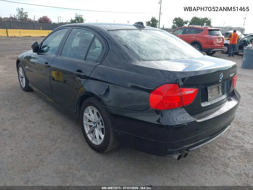 2010 BMW 328I VIN: WBAPH7G52ANM51465 Lot: 45673373