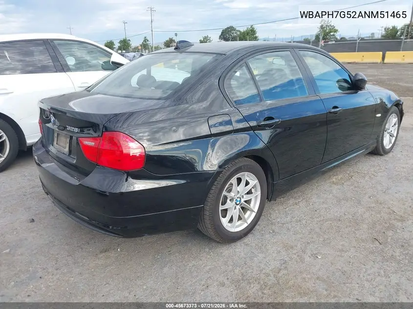 2010 BMW 328I VIN: WBAPH7G52ANM51465 Lot: 45673373