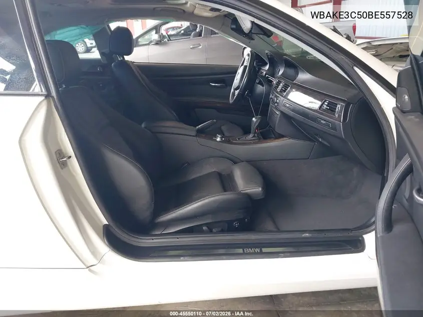 2011 BMW 328I VIN: WBAKE3C50BE557528 Lot: 45550110