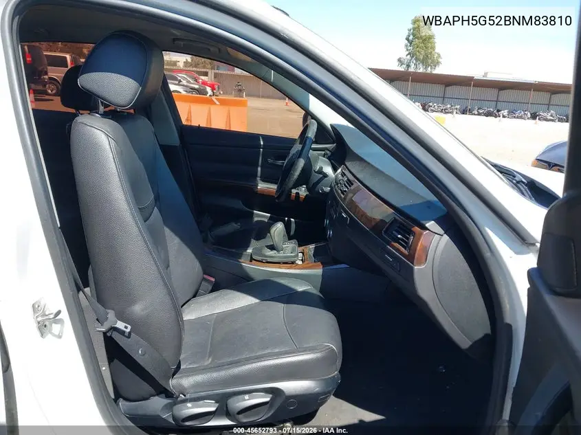 2011 BMW 328I VIN: WBAPH5G52BNM83810 Lot: 45652793
