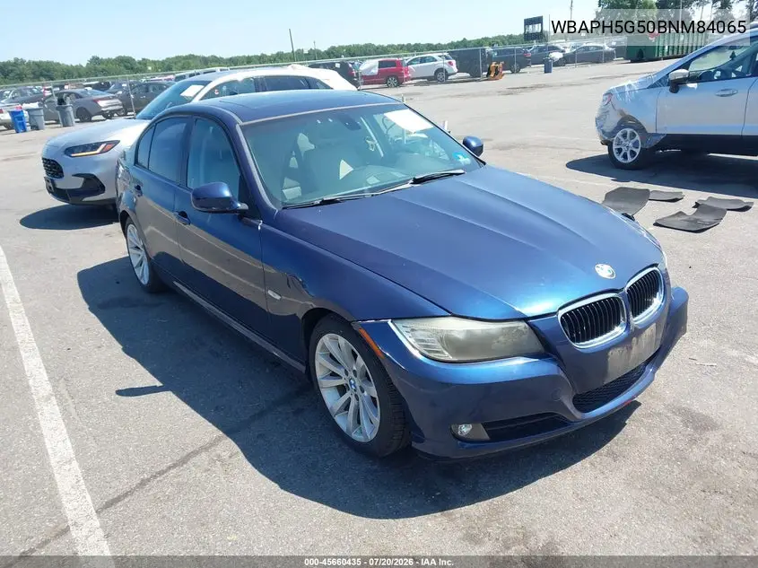 2011 BMW 328I VIN: WBAPH5G50BNM84065 Lot: 45660435