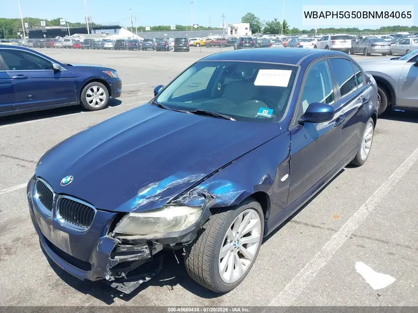 2011 BMW 328I VIN: WBAPH5G50BNM84065 Lot: 45660435