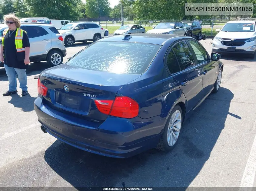 2011 BMW 328I VIN: WBAPH5G50BNM84065 Lot: 45660435