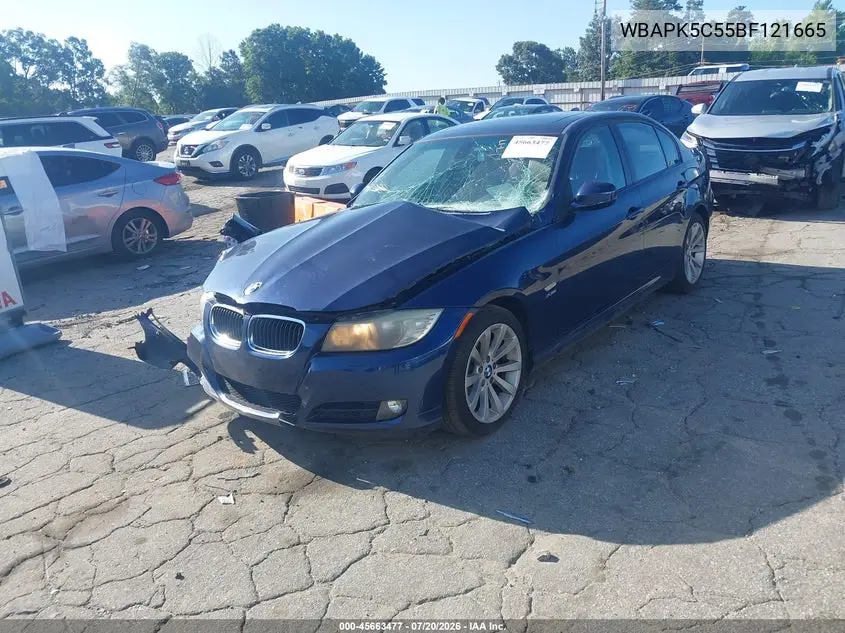 2011 BMW 328I xDrive VIN: WBAPK5C55BF121665 Lot: 45663477