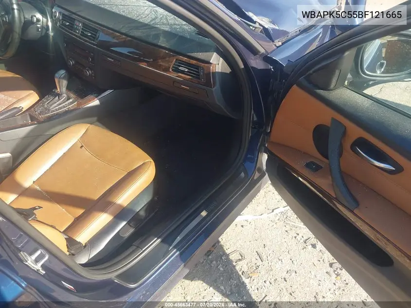 2011 BMW 328I xDrive VIN: WBAPK5C55BF121665 Lot: 45663477