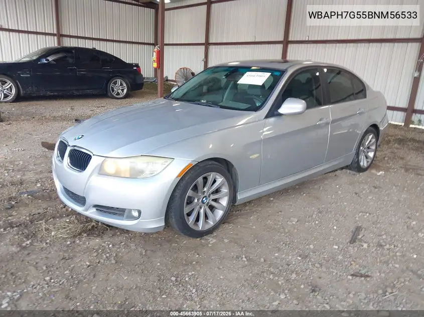 2011 BMW 328I VIN: WBAPH7G55BNM56533 Lot: 45663905