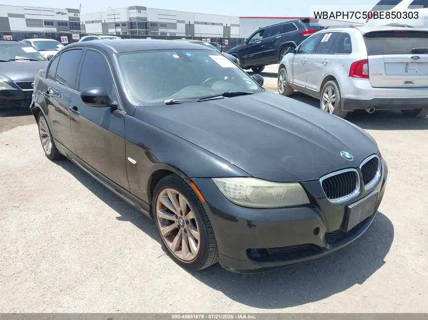 2011 BMW 328I VIN: WBAPH7C50BE850303 Lot: 45681879
