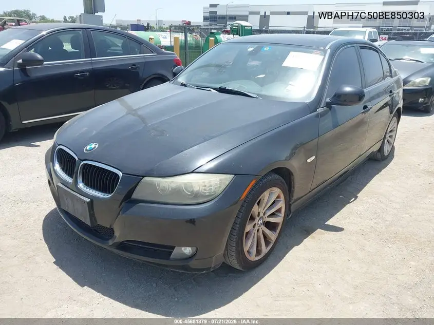 2011 BMW 328I VIN: WBAPH7C50BE850303 Lot: 45681879