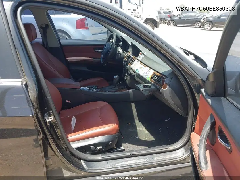2011 BMW 328I VIN: WBAPH7C50BE850303 Lot: 45681879