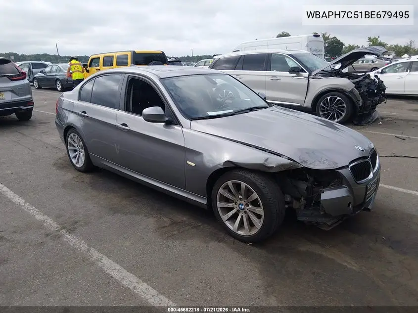2011 BMW 328I VIN: WBAPH7C51BE679495 Lot: 45682218