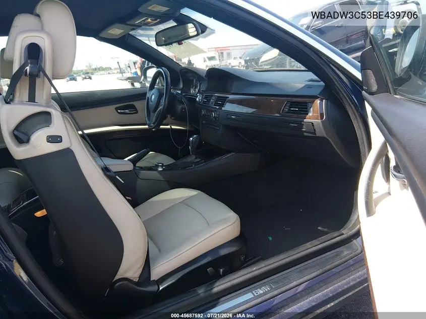 2011 BMW 328I VIN: WBADW3C53BE439706 Lot: 45687592