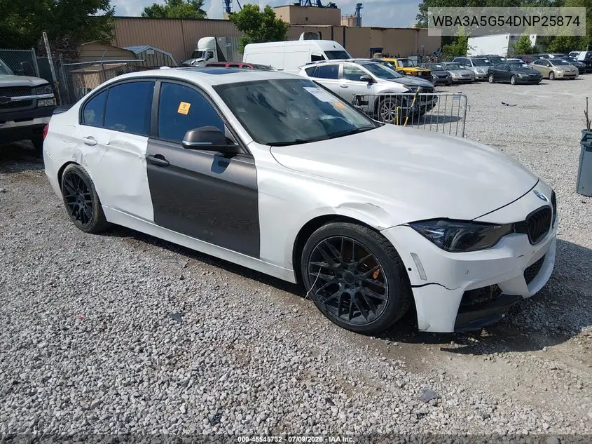 2013 BMW 328I VIN: WBA3A5G54DNP25874 Lot: 45545732