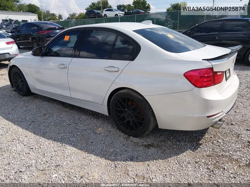 2013 BMW 328I VIN: WBA3A5G54DNP25874 Lot: 45545732