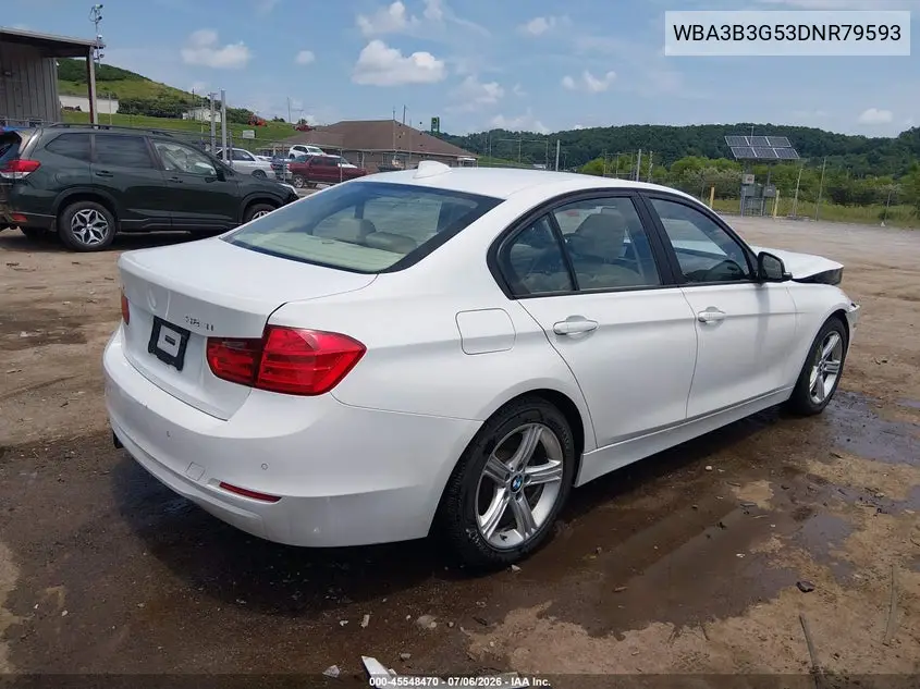 2013 BMW 328I xDrive VIN: WBA3B3G53DNR79593 Lot: 45548470