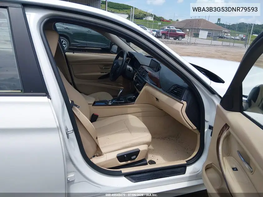 2013 BMW 328I xDrive VIN: WBA3B3G53DNR79593 Lot: 45548470