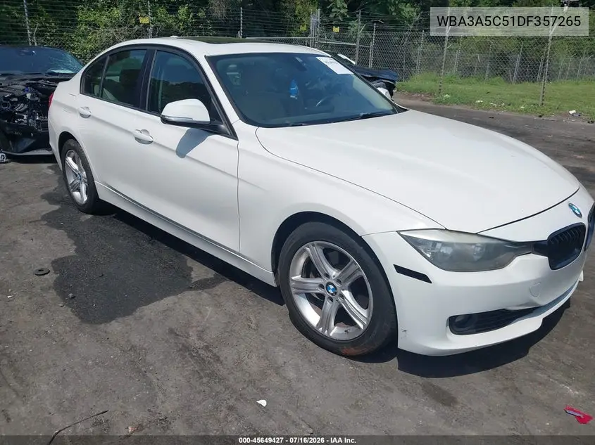 2013 BMW 328I VIN: WBA3A5C51DF357265 Lot: 45649427