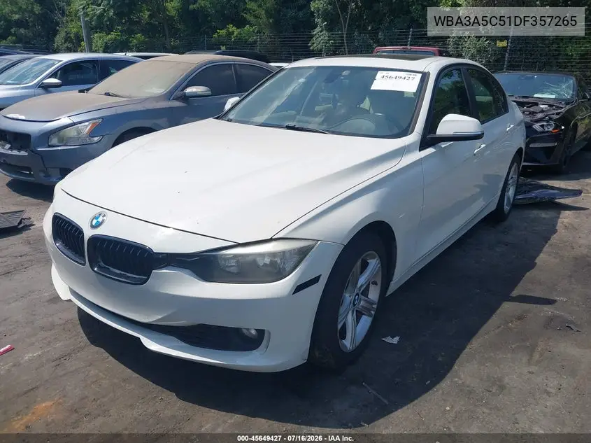2013 BMW 328I VIN: WBA3A5C51DF357265 Lot: 45649427