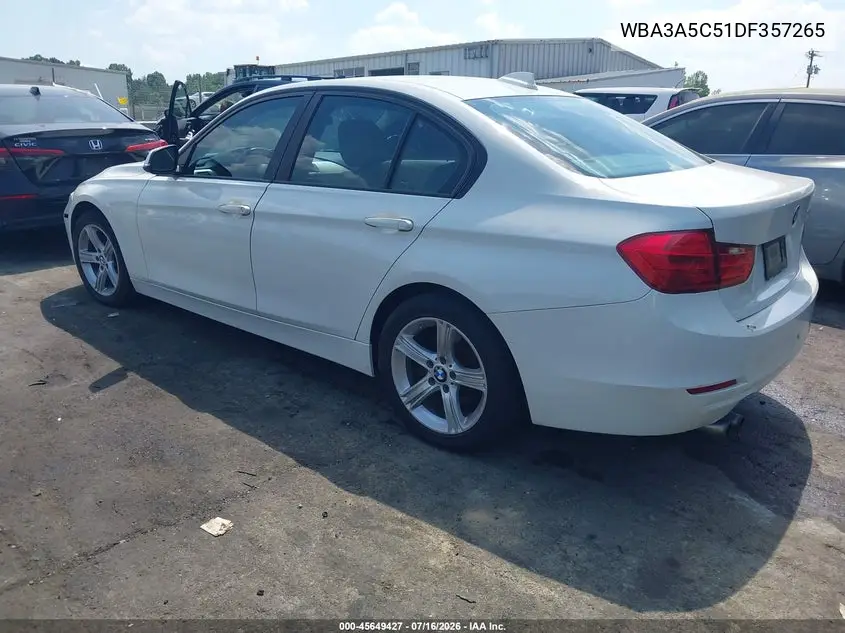 2013 BMW 328I VIN: WBA3A5C51DF357265 Lot: 45649427