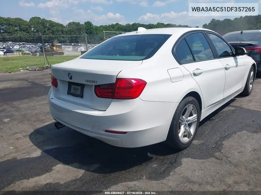 2013 BMW 328I VIN: WBA3A5C51DF357265 Lot: 45649427