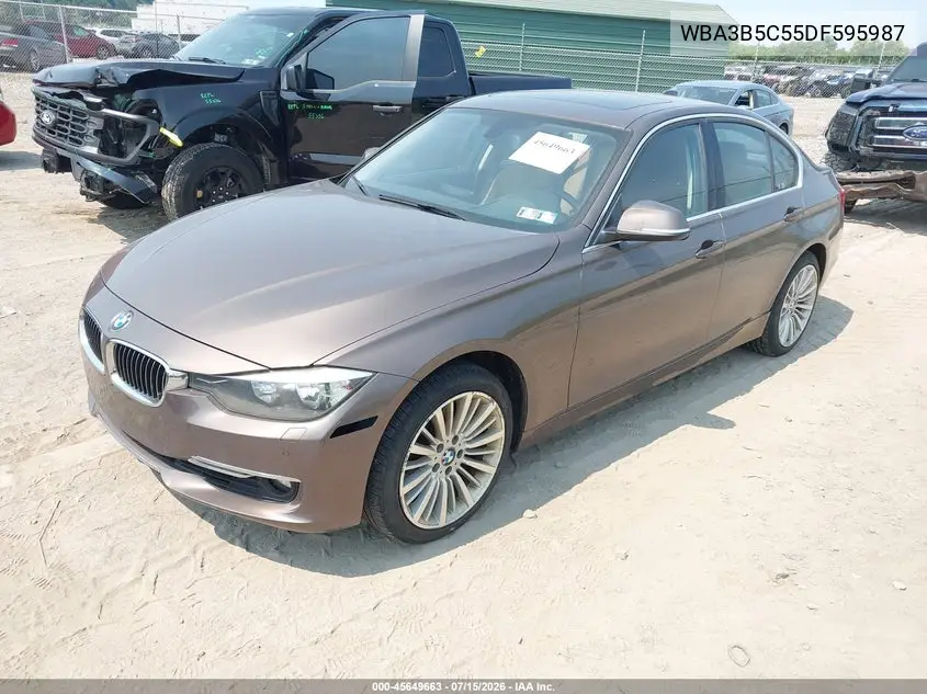2013 BMW 328I xDrive VIN: WBA3B5C55DF595987 Lot: 45649663