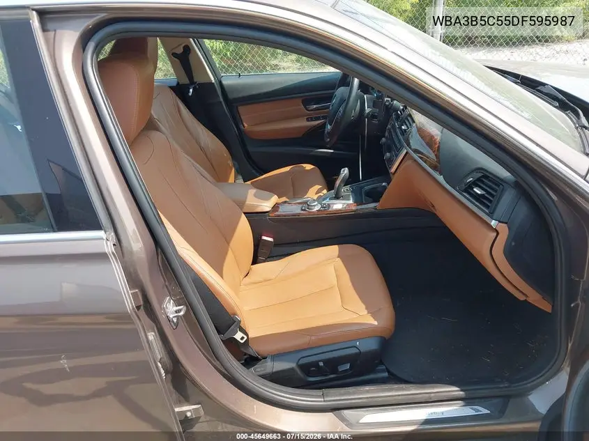 2013 BMW 328I xDrive VIN: WBA3B5C55DF595987 Lot: 45649663