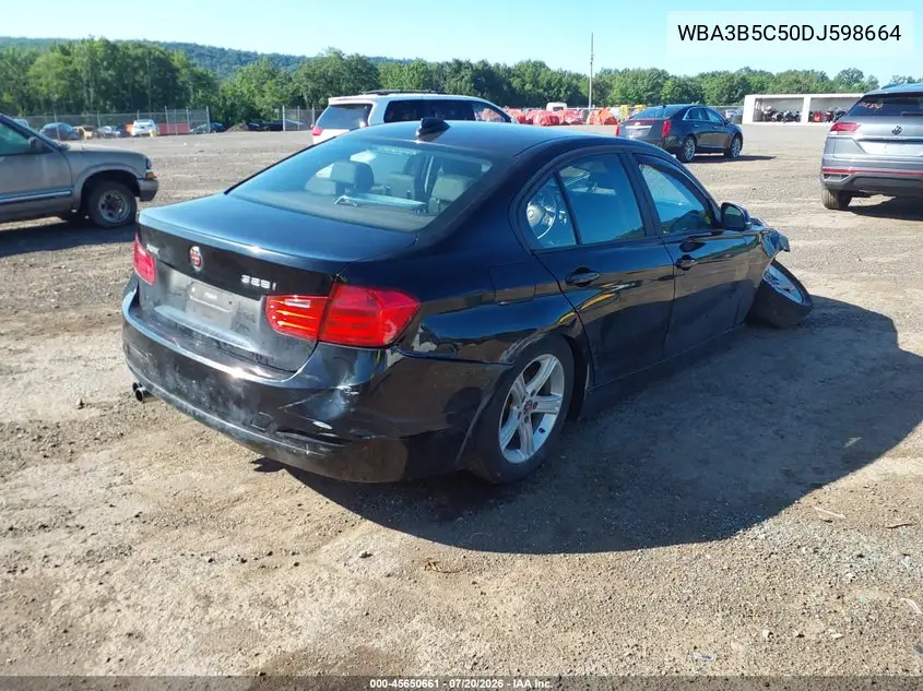 2013 BMW 328I xDrive VIN: WBA3B5C50DJ598664 Lot: 45650661