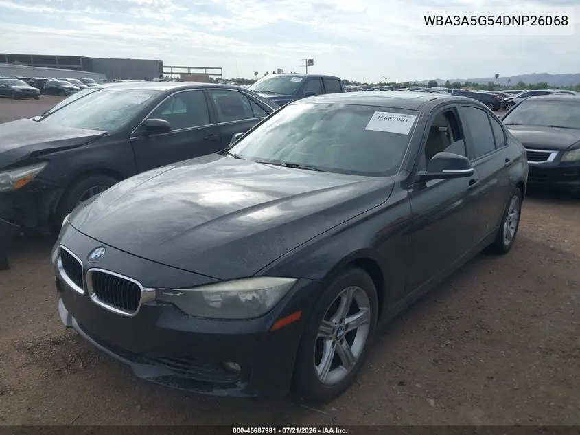 2013 BMW 328I VIN: WBA3A5G54DNP26068 Lot: 45687981