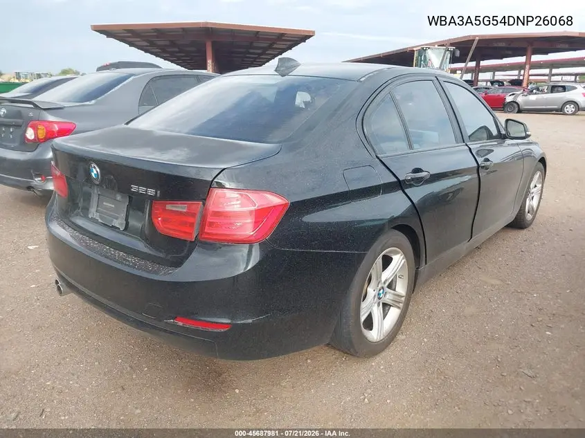 2013 BMW 328I VIN: WBA3A5G54DNP26068 Lot: 45687981