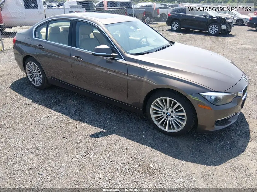 2014 BMW 328I VIN: WBA3A5G59ENP31459 Lot: 45644078