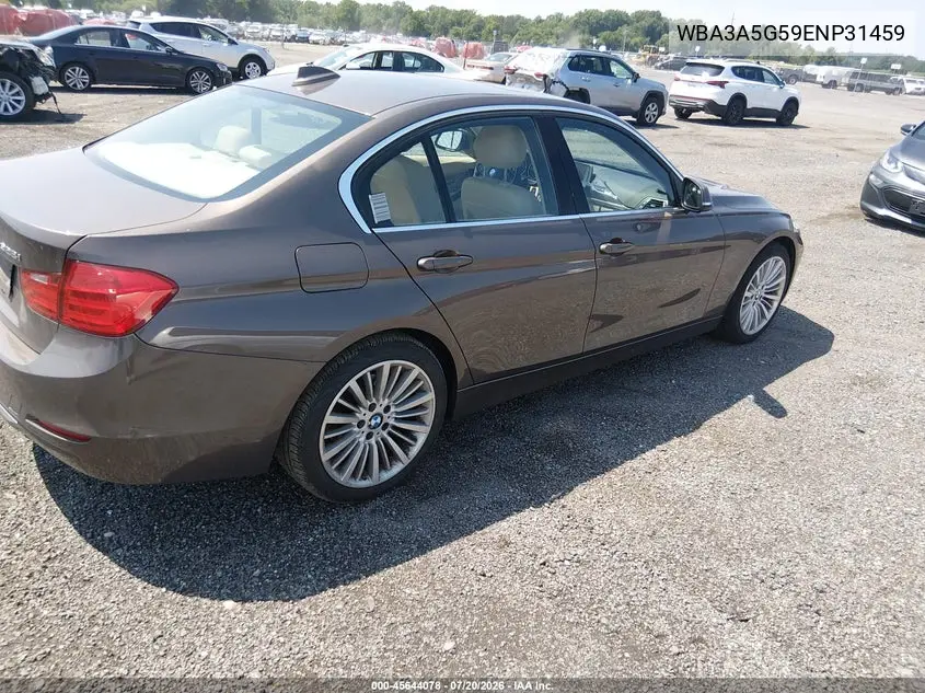 2014 BMW 328I VIN: WBA3A5G59ENP31459 Lot: 45644078