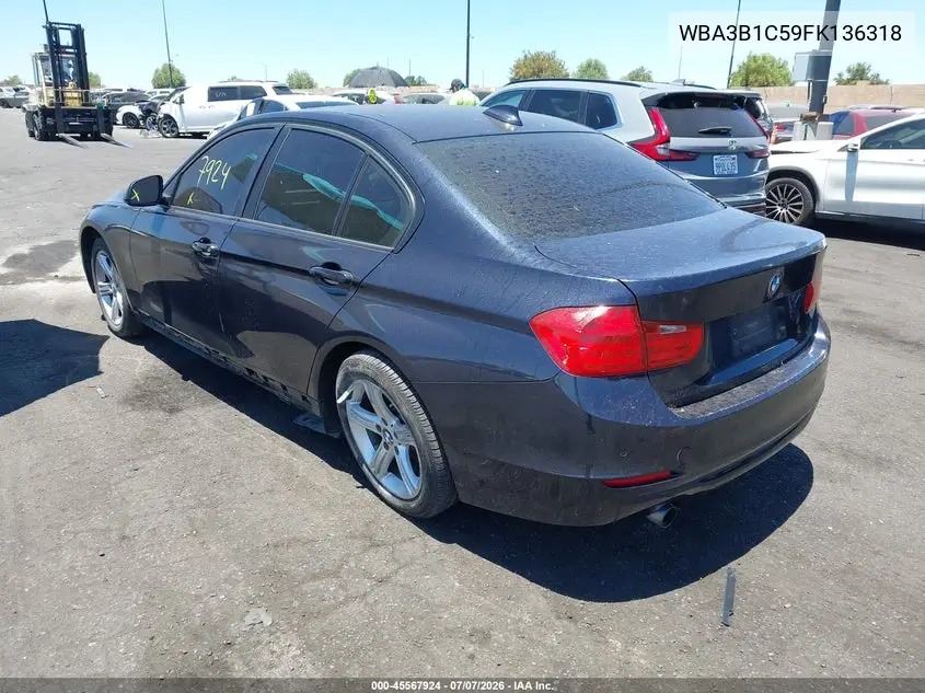 2015 BMW 320I VIN: WBA3B1C59FK136318 Lot: 45567924