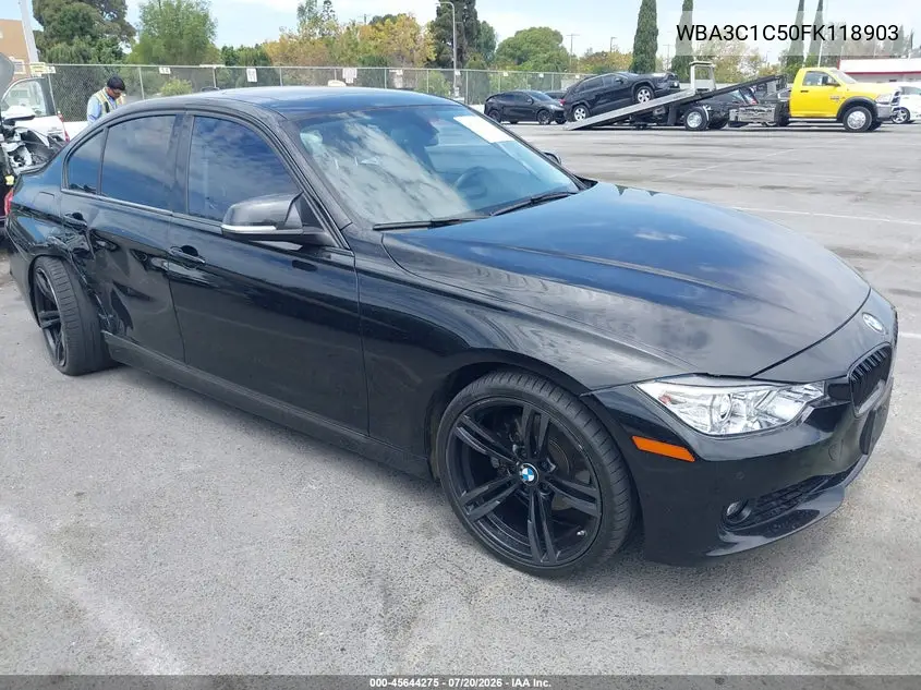2015 BMW 328I VIN: WBA3C1C50FK118903 Lot: 45644275