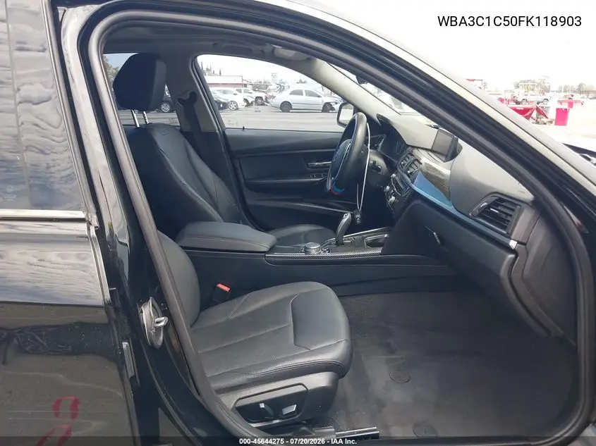 2015 BMW 328I VIN: WBA3C1C50FK118903 Lot: 45644275