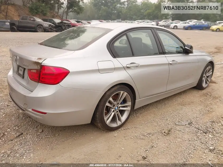2015 BMW 328I xDrive VIN: WBA3B3G52FNR87610 Lot: 45645535
