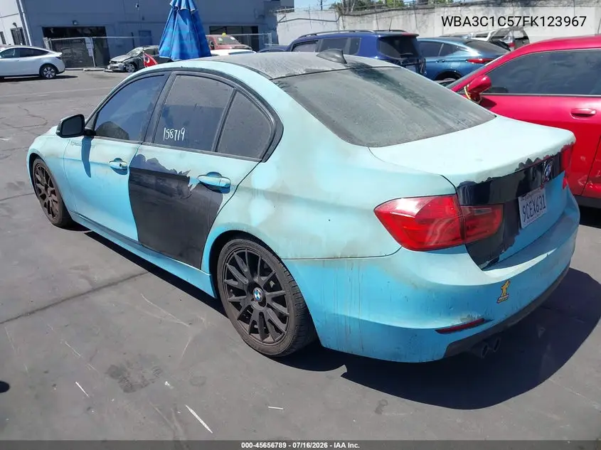 2015 BMW 328I VIN: WBA3C1C57FK123967 Lot: 45656789