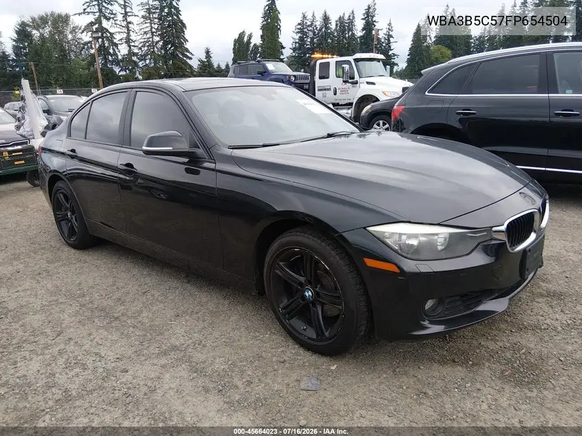 2015 BMW 328I xDrive VIN: WBA3B5C57FP654504 Lot: 45664023