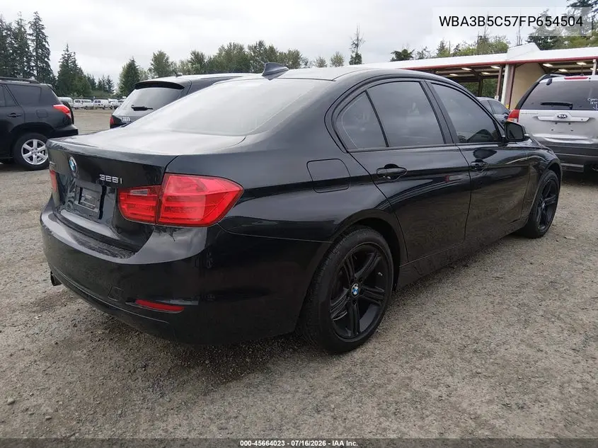 2015 BMW 328I xDrive VIN: WBA3B5C57FP654504 Lot: 45664023
