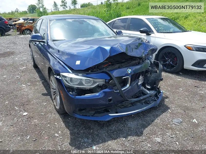 2016 BMW 328 Xi Sulev VIN: WBA8E3G50GNT79132 Lot: 12637316