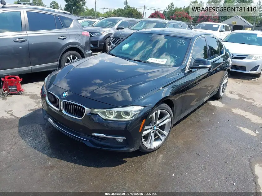 2016 BMW 328I VIN: WBA8E9G58GNT81410 Lot: 45554859