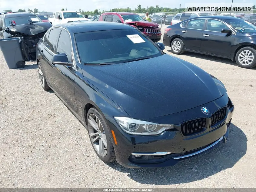 2016 BMW 328I xDrive VIN: WBA8E3G54GNU05439 Lot: 45572828