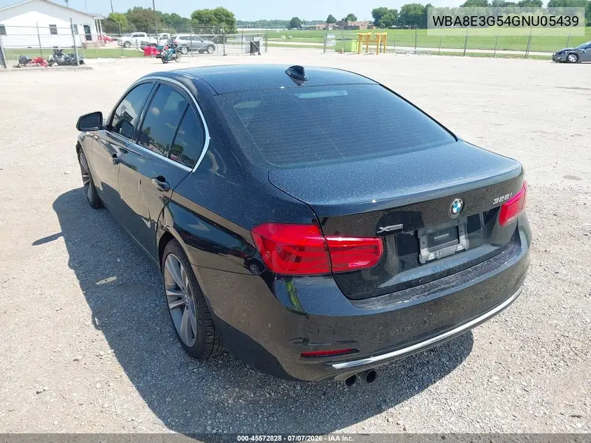 2016 BMW 328I xDrive VIN: WBA8E3G54GNU05439 Lot: 45572828
