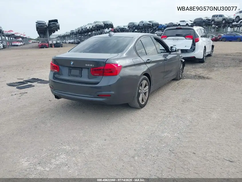 2016 BMW 328I VIN: WBA8E9G57GNU30077 Lot: 45622360