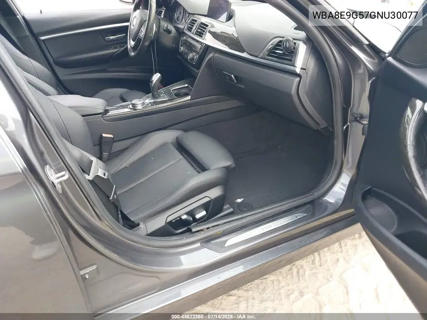 2016 BMW 328I VIN: WBA8E9G57GNU30077 Lot: 45622360