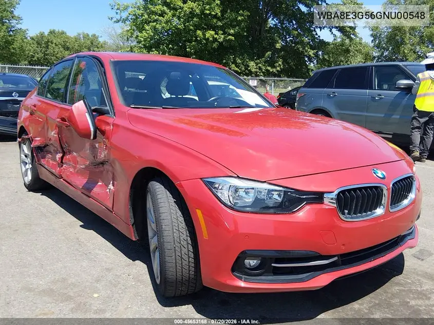 2016 BMW 328I xDrive VIN: WBA8E3G56GNU00548 Lot: 45653168