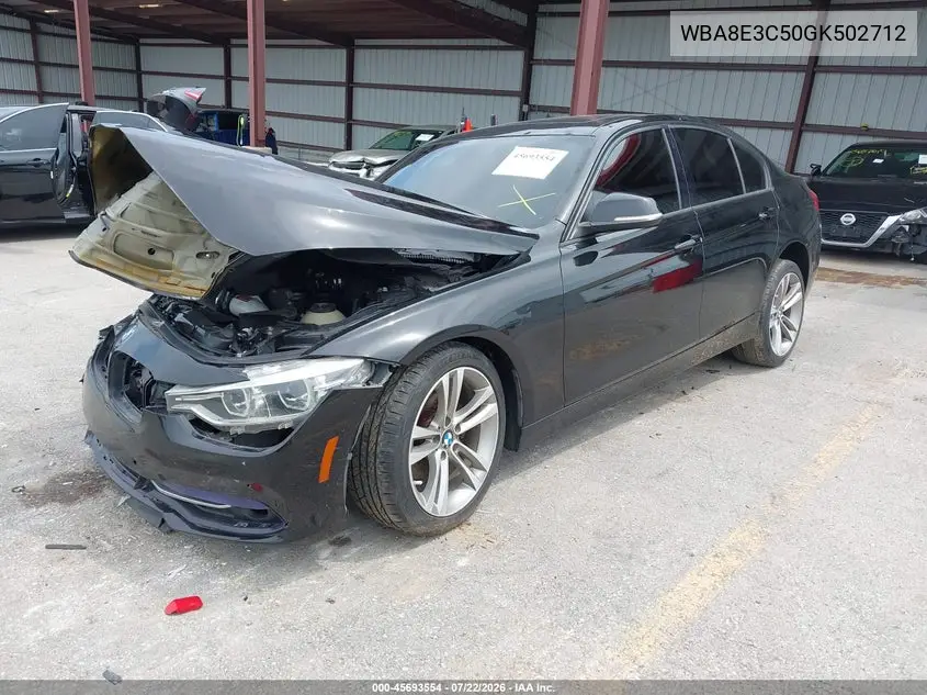 2016 BMW 328I xDrive VIN: WBA8E3C50GK502712 Lot: 45693554