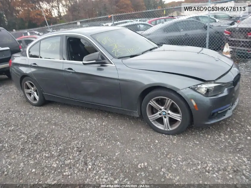 WBA8D9C53HK678113 2017 BMW 330I xDrive