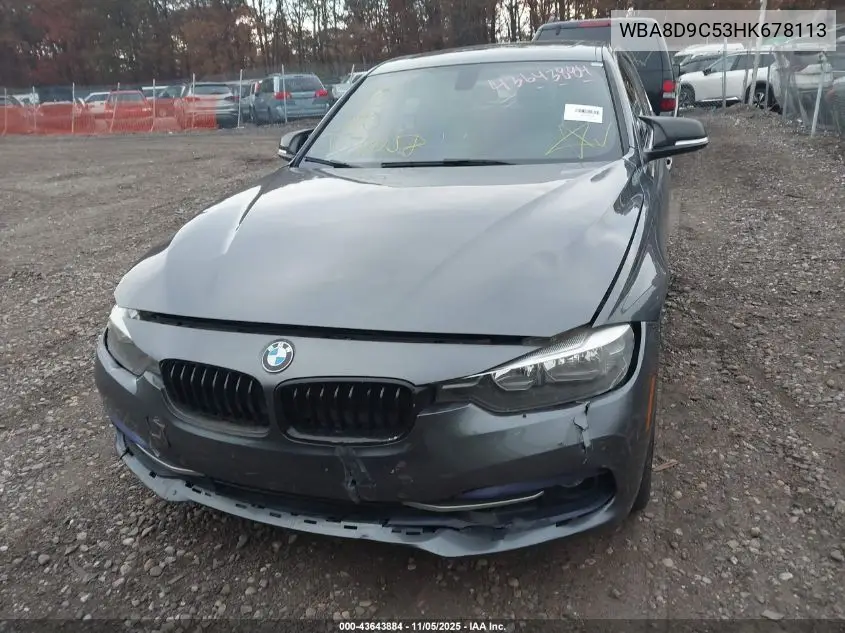 WBA8D9C53HK678113 2017 BMW 330I xDrive